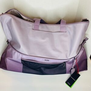 Tumi Lavender and Purple Travel Bag